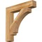 Ekena Millwork Imperial Block Rough Sawn Bracket, Western Red Cedar, 4"W x 24"D x 24"H BKT04X24X24IMP05RWR - alternate 1
